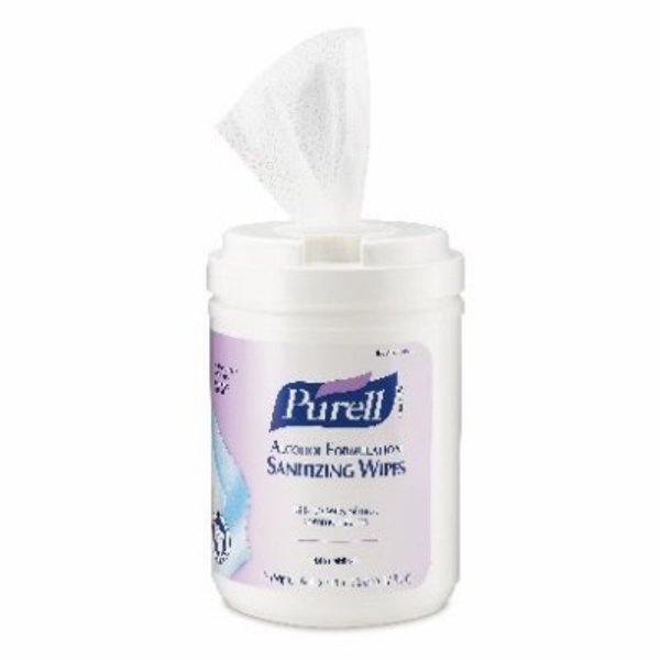 Purell Hand Sanitizing Wipes Alcohol Formula, Fragrance Free, Canisters 9031-06